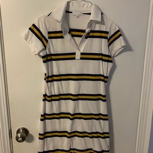 White Collared Dress